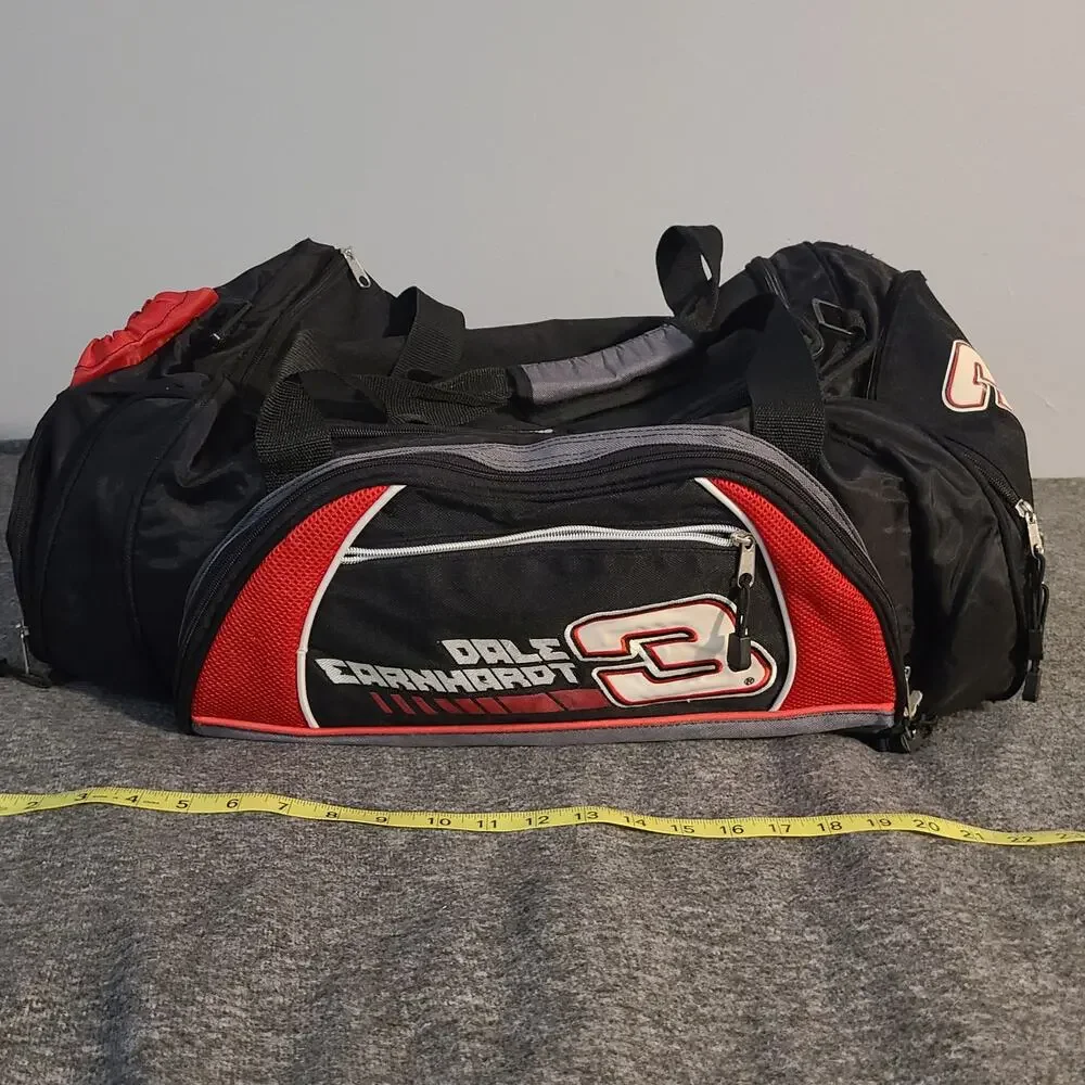 Vintage Dale Earnhardt Sr . #3 Travel/Duffle Bag Black No shoulder strap.